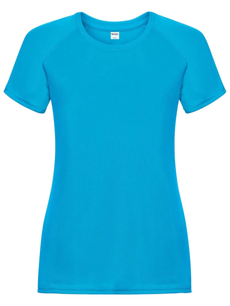 SP Run Damen-Sportshirt, 140 g/m2, 100 % Polyester - Turquoise Blue