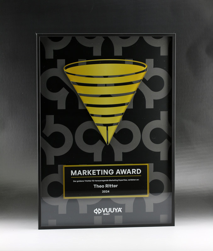 Frame Award, A3, Passepartout gold