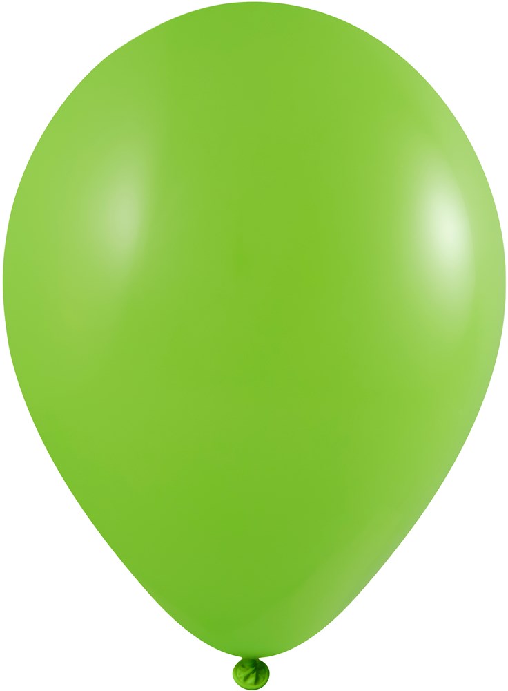 Ballons ohne Druck 85/95 cm - Ø 33 cm - 11 inch - Mittelgrün (1061) Pastel (± PMS 367)