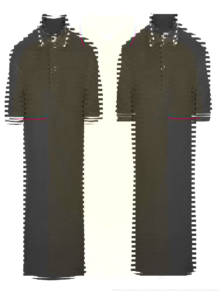 BS Italy Polo, 200 g/m2, 100 % Baumwolle - Olivgrün (PMS 418C)