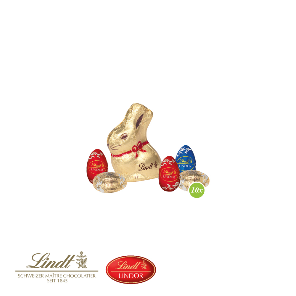3D Präsent "Container" Ostern mit Lindt Schokoladenmischung