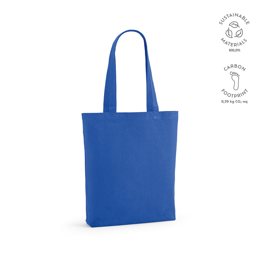 Annapurne Einkaufstasche recy.Baumwolle (180 g/m²). Mit Bodenfalte - Königsblau