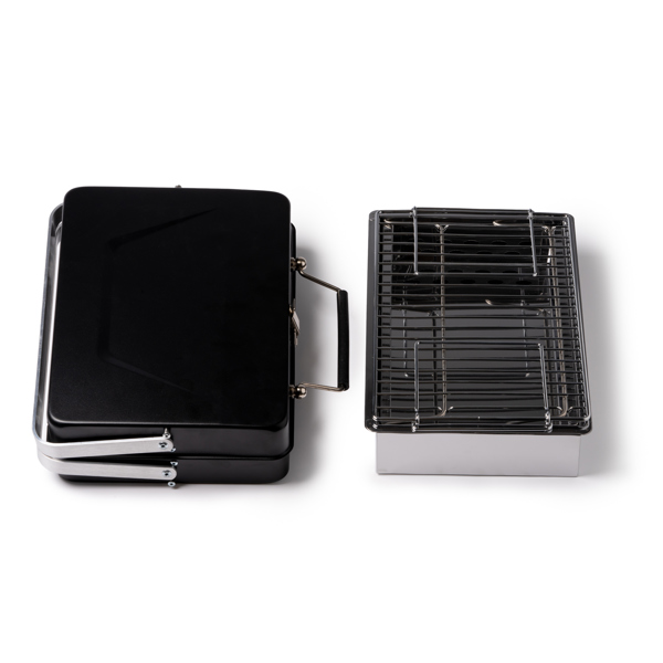 BBQ-GRILL RULOT S/EINHEITSGRÖSSE BLACK