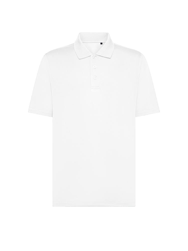 SP Move Polo, 140 g/m2, 100 % recyceltes Polyester - weiß