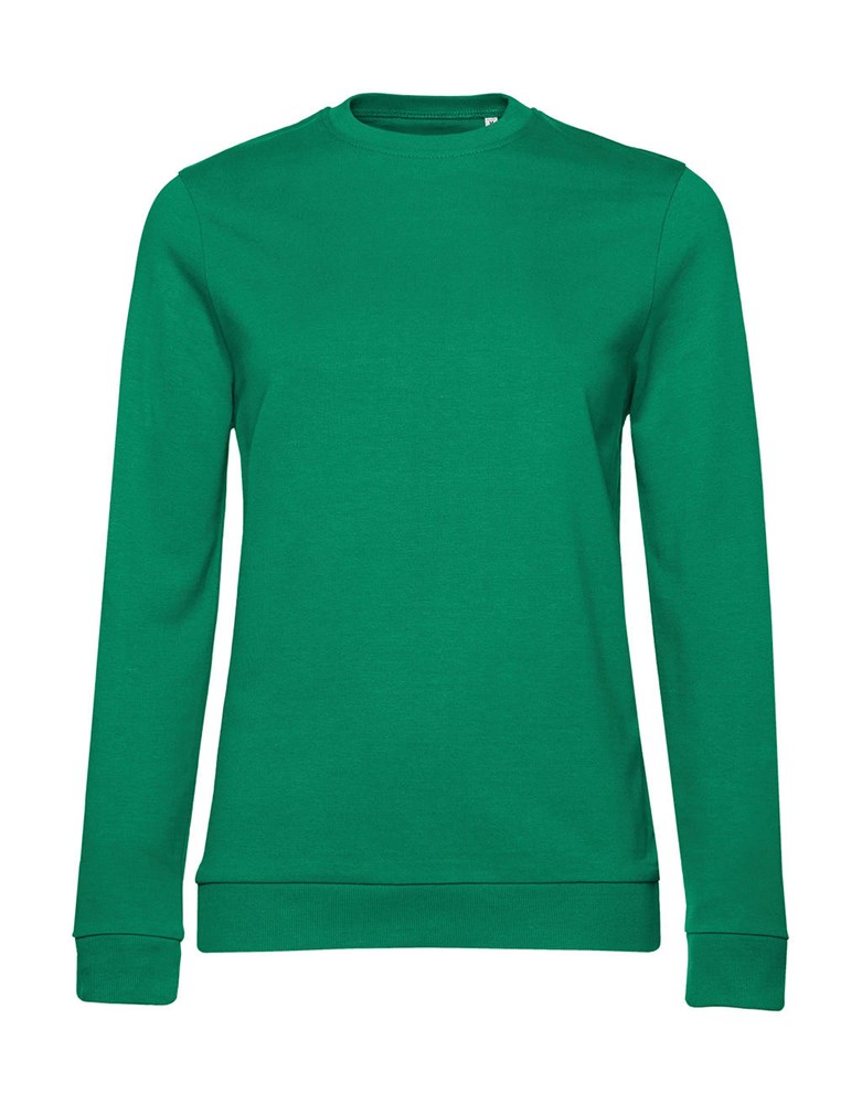 #Set In /women French Terry - Kelly Green
