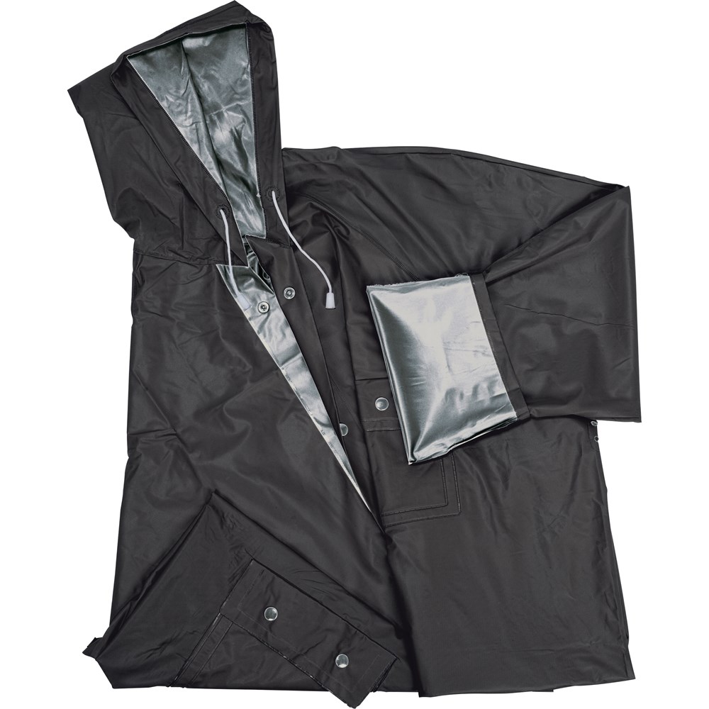 Wenderegenjacke Nanterre - Schwarz/Silber