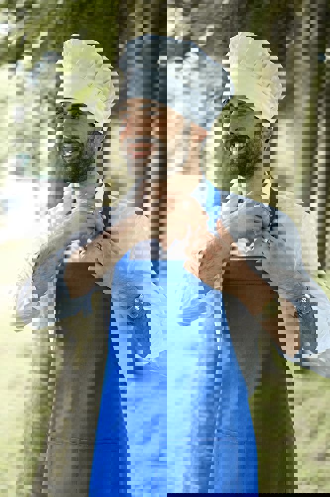 Latzschürze 75x85 cm