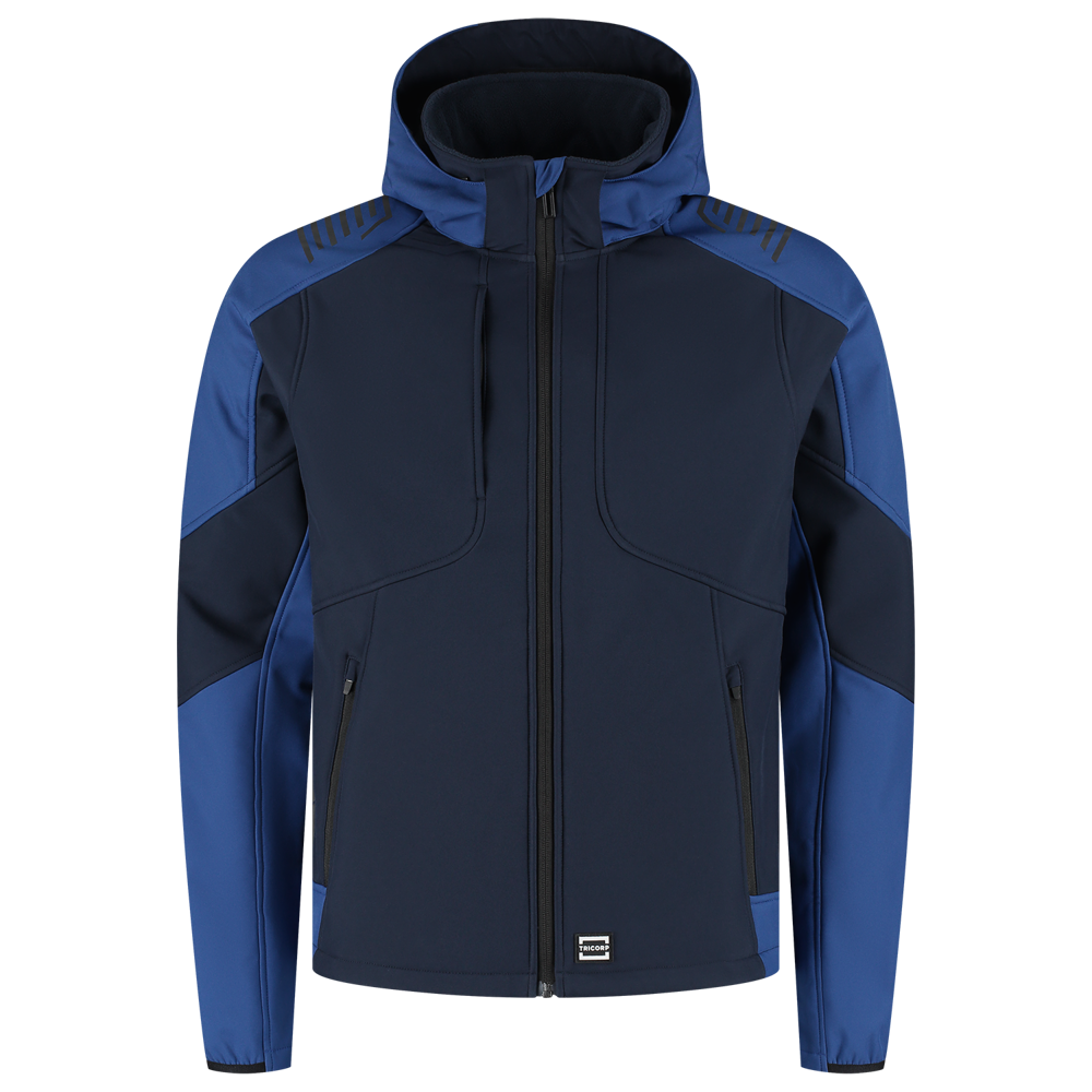 Softshelljacke Kapuze Bicolor Redefined - InkRoyalblue