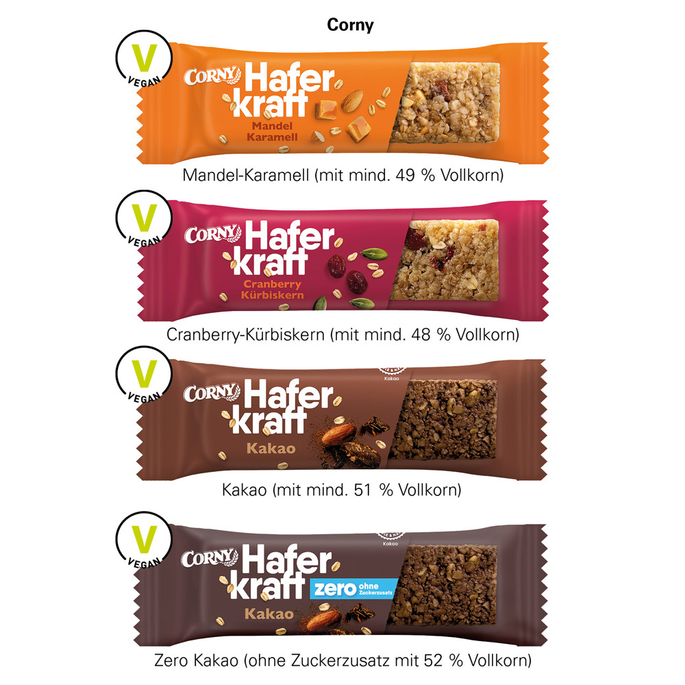 Corny Haferkraft Riegel, Mandel-Karamell
