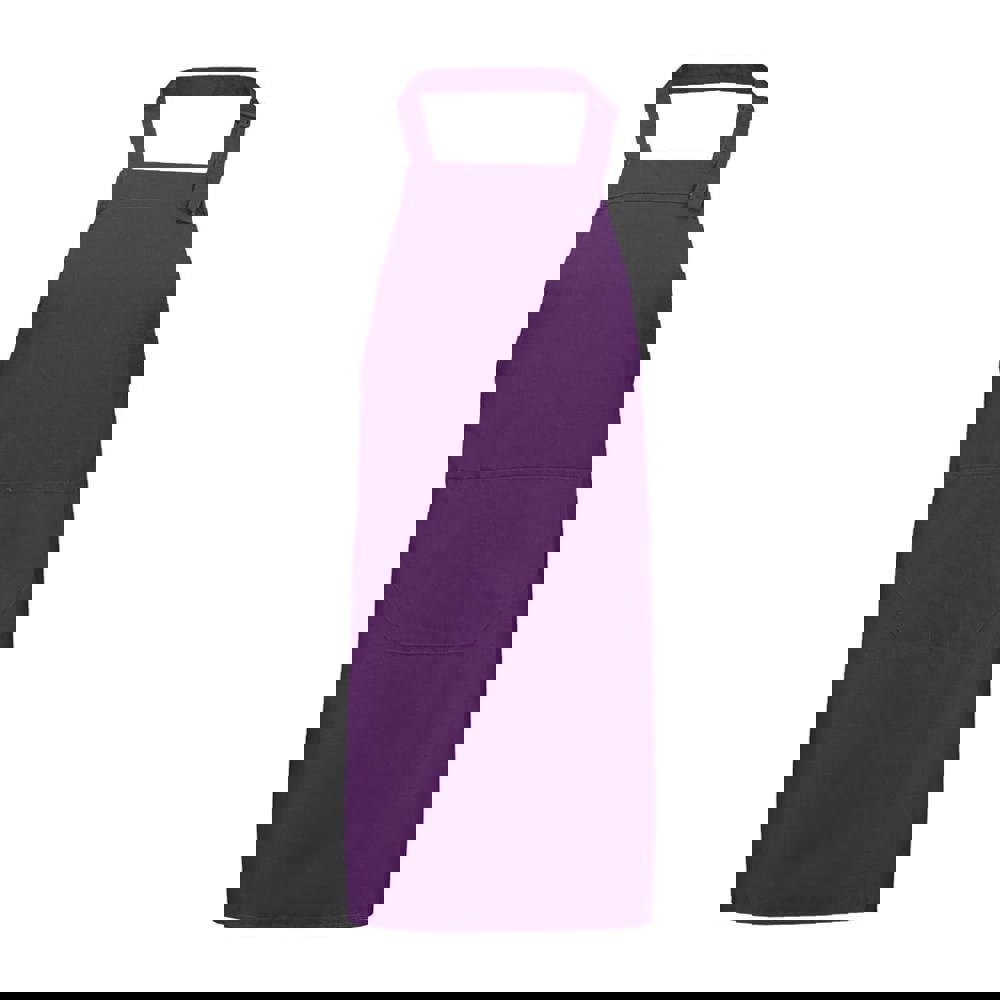 Latzschürze 75x85 cm - Lila (PMS 268c) / Lila