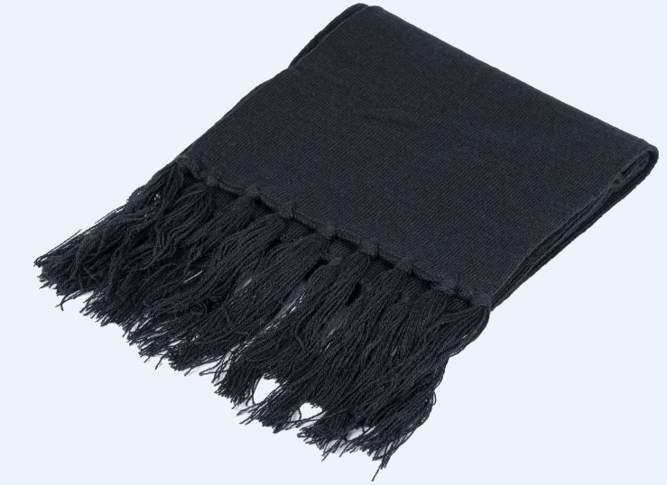 Acrylschal - schwarz