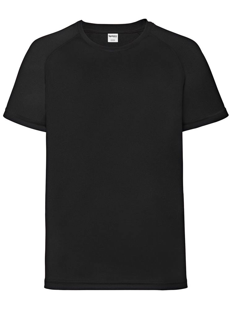 SP Run Kinder-Sportshirt, 140 g/m2, 100 % Polyester - schwarz