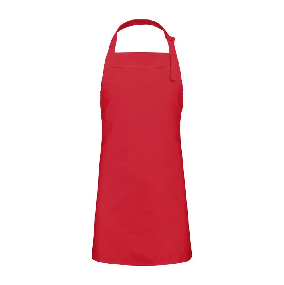 Kinderschürze 60x50 cm - Rot (PMS 199c) / Rot