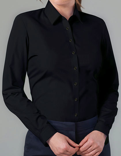 Brook Taverner - Women´s Selene Long Sleeve Blouse - Black
