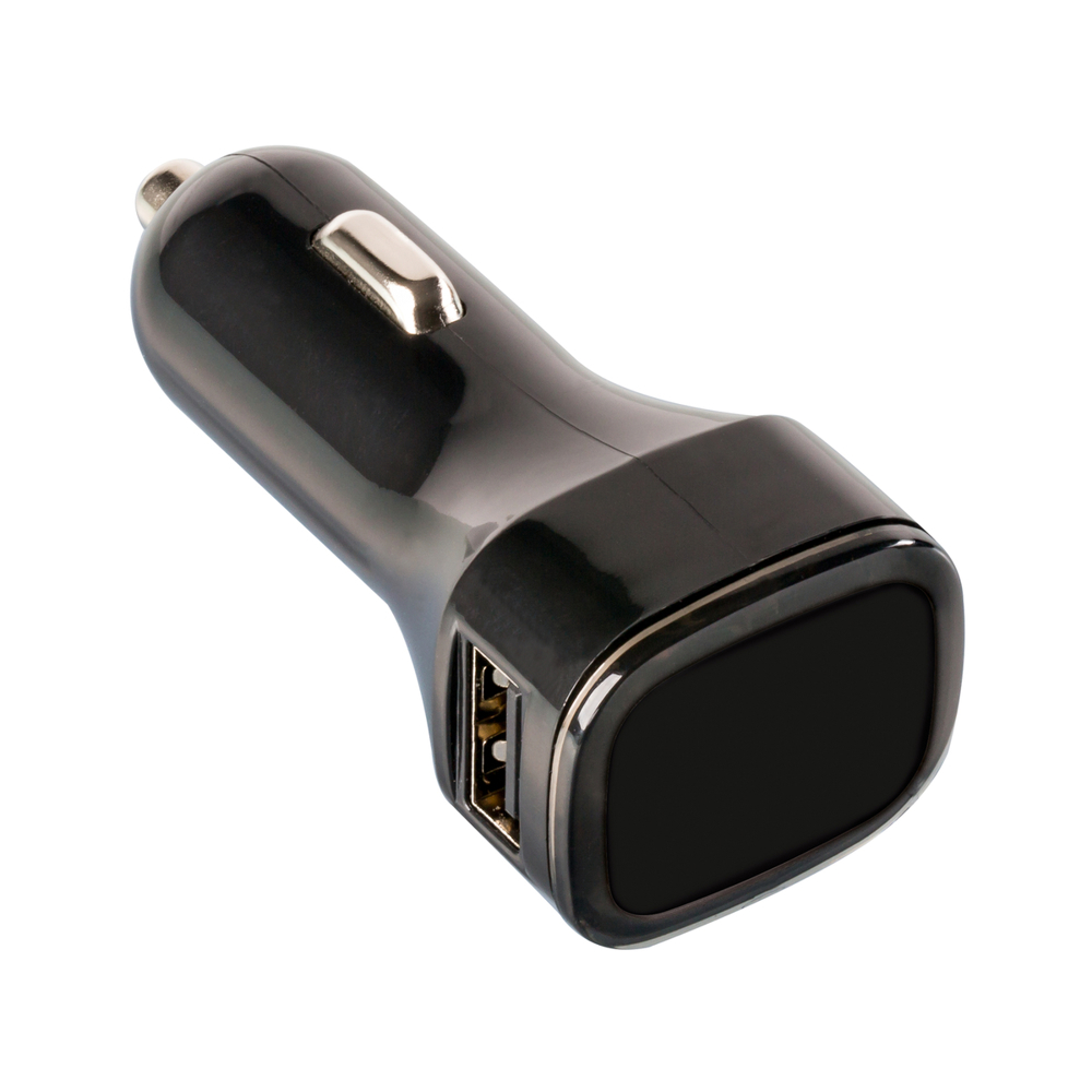 USB-Autoladeadapter COLLECTION 500 - Schwarz / Schwarz