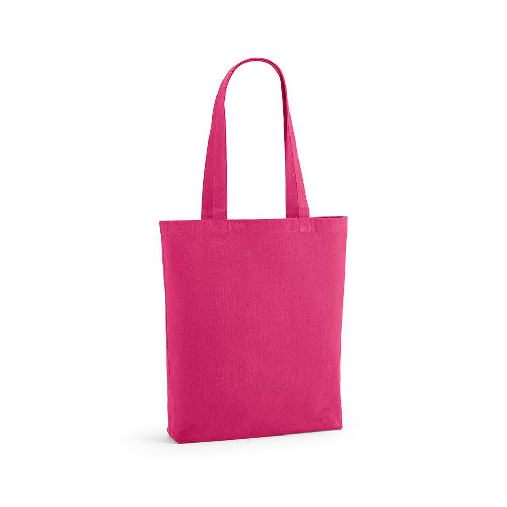 Annapurne Einkaufstasche recy.Baumwolle (180 g/m²). Mit Bodenfalte - Fuchsia