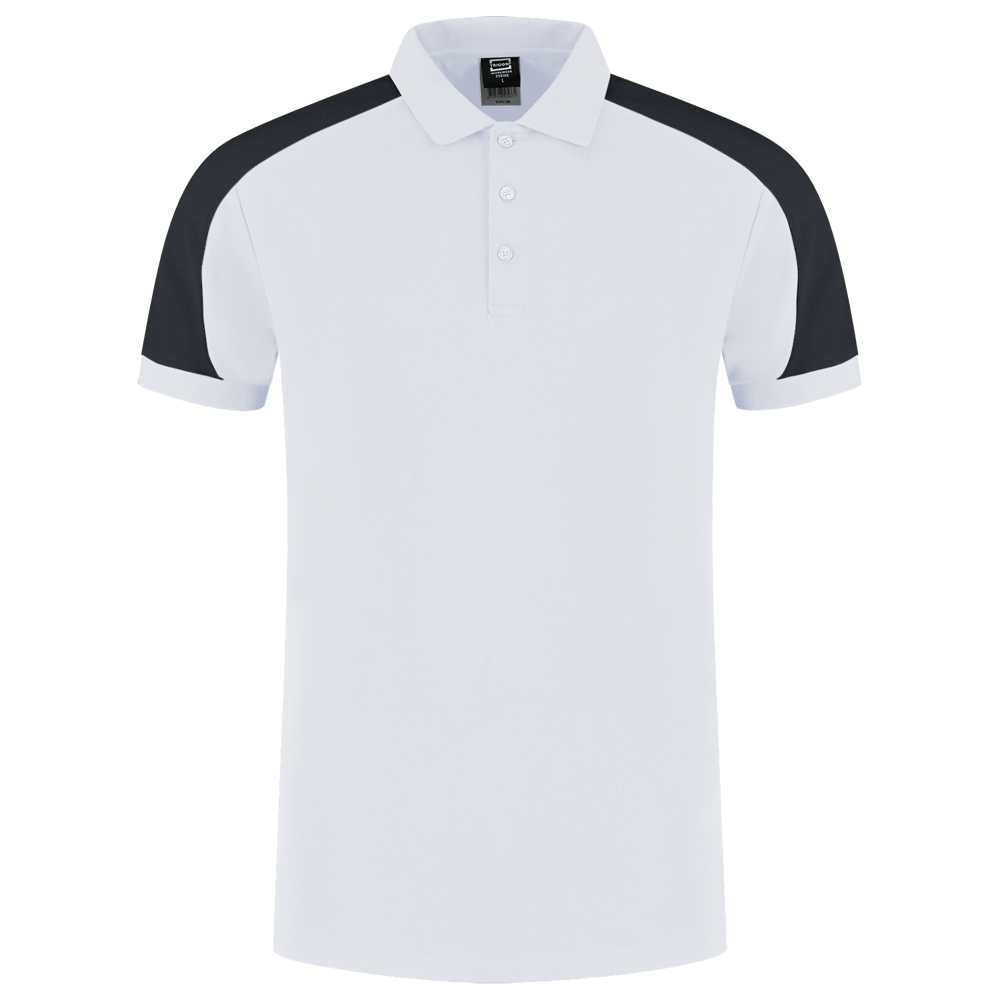 Poloshirt Bicolor Redefined - WhiteAnthracite