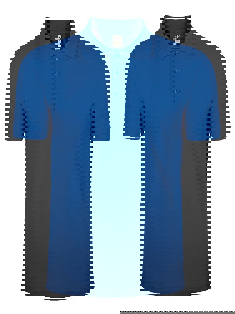 BS Evolution Polo, 180 g/m2, 100 % Baumwolle - Royalblau (PMS 2145C)