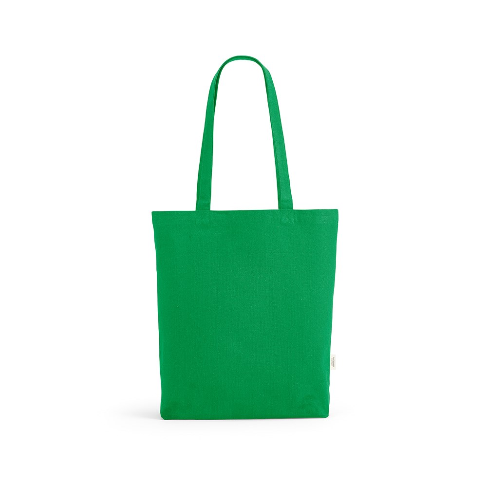 Annapurne Einkaufstasche recy.Baumwolle (180 g/m²). Mit Bodenfalte - Grün