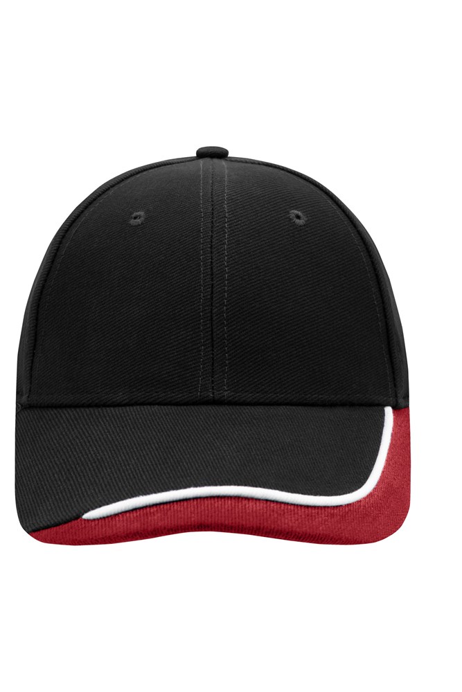 Black/white/red (ca. Pantone blackC
white
199C)