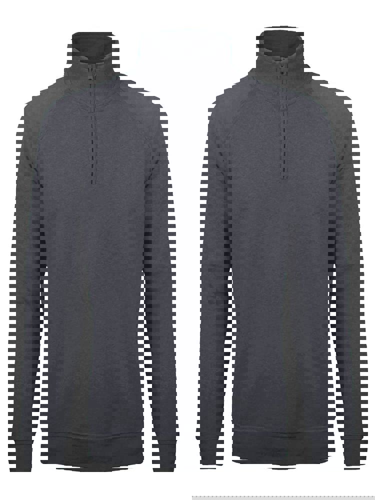 BS Sirio Pullover mit halbem Reißverschluss, 280 gr/m² - Dunkelgrau (PMS 7540C)