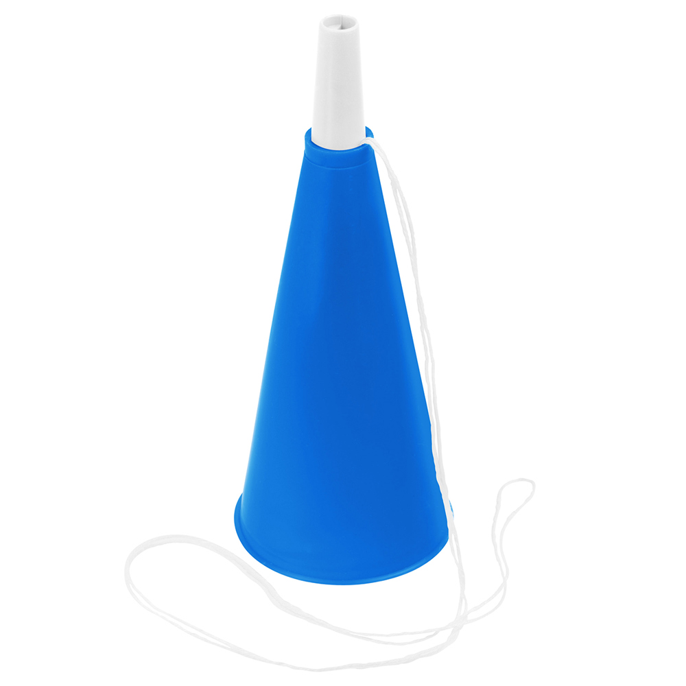 Fan-Horn - blau/weiß