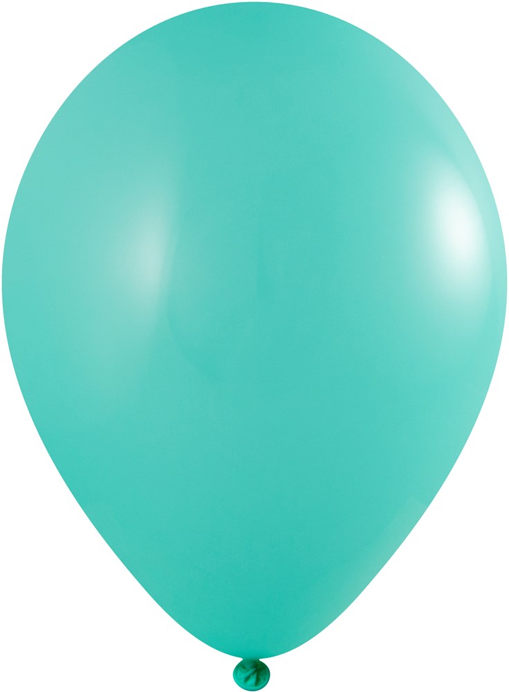 Ballons ohne Druck 85/95 cm - Ø 33 cm - 11 inch - Mintz (1085) Pastel (± PMS 7472)