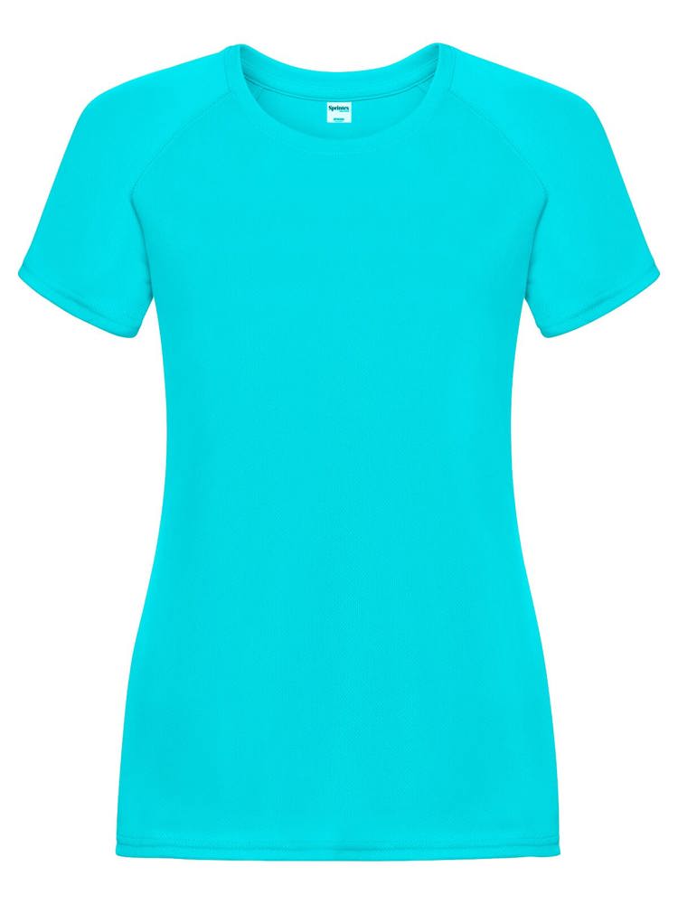 SP Run Damen-Sportshirt, 140 g/m2, 100 % Polyester - Ocean Blue