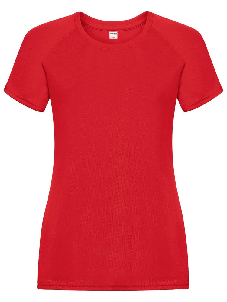 SP Run Damen-Sportshirt, 140 g/m2, 100 % Polyester - rot