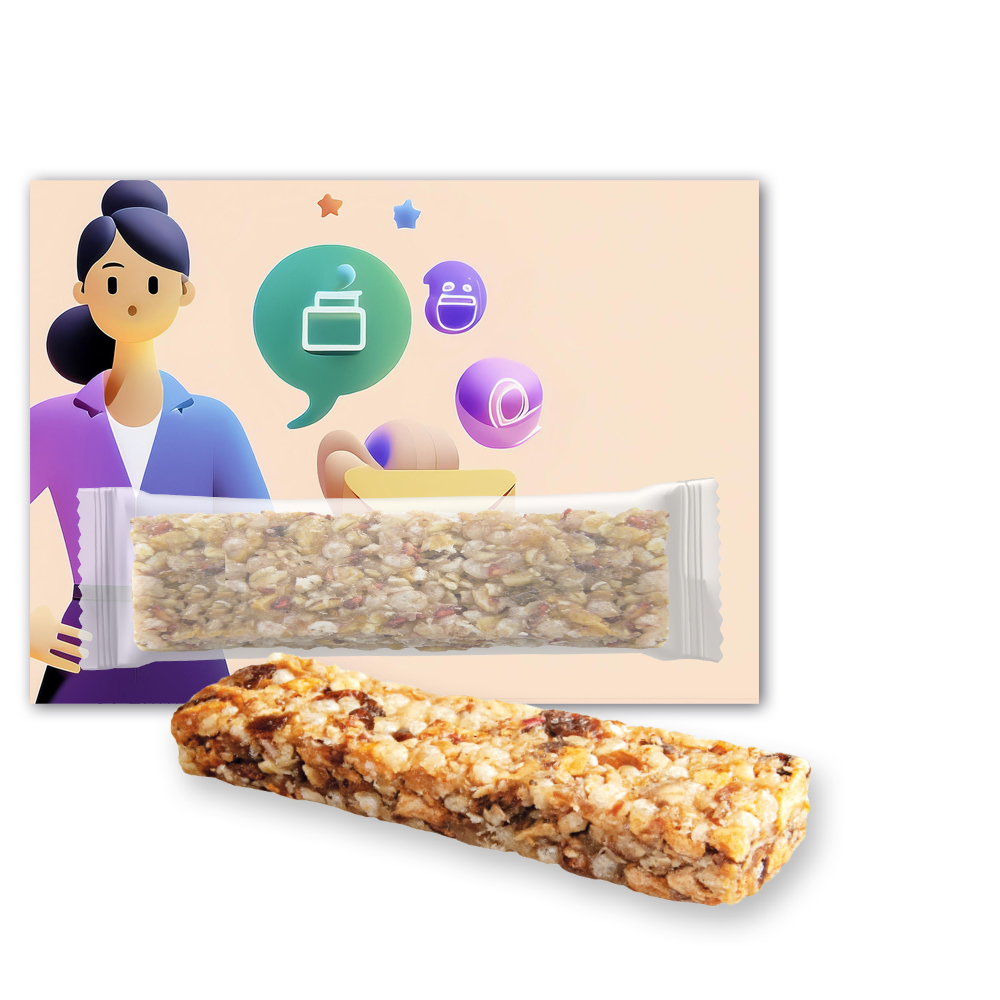 Müsliriegel Multikorn-Apfel, ca. 25g, Werbekarte