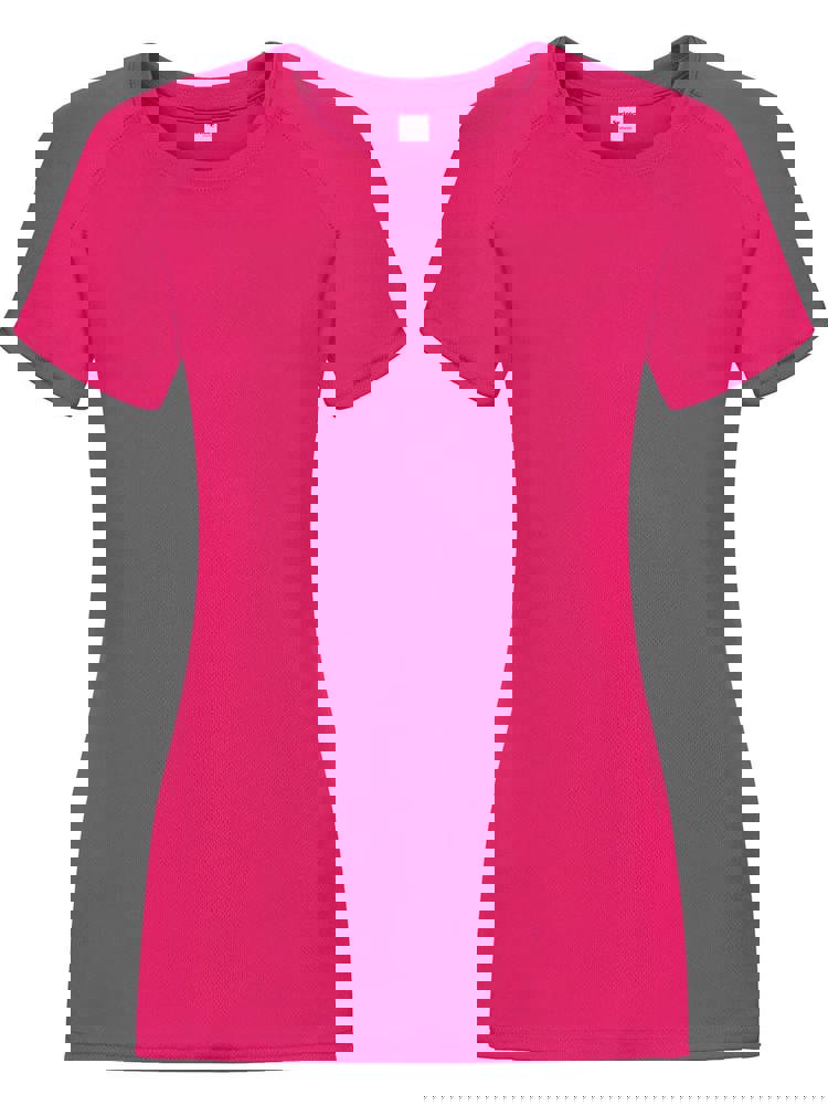 SP Run Damen-Sportshirt, 140 g/m2, 100 % Polyester - Fucsia